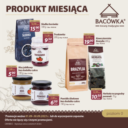 Promocja na WRZESIEŃ