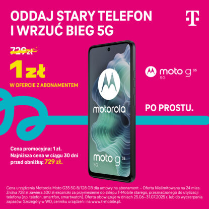 Oddaj stary telefon i wrzuć bieg 5G.